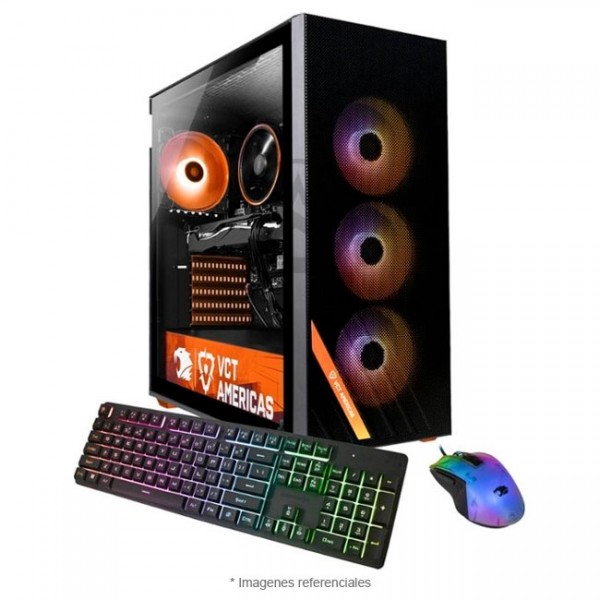 PC iBUYPOWER Scale (Valorant Champions Tour Edition), AMD Ryzen 5 7600 Hasta 5.1 GHz, RAM 16GB, SSD 1TB, Video 8GB AMD Radeon RX 7600, Wi-Fi, Windows 11 Home